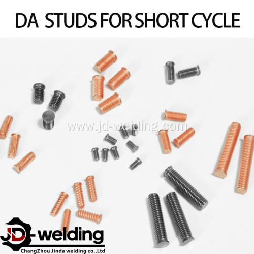 Drawn arc stud for short cycle